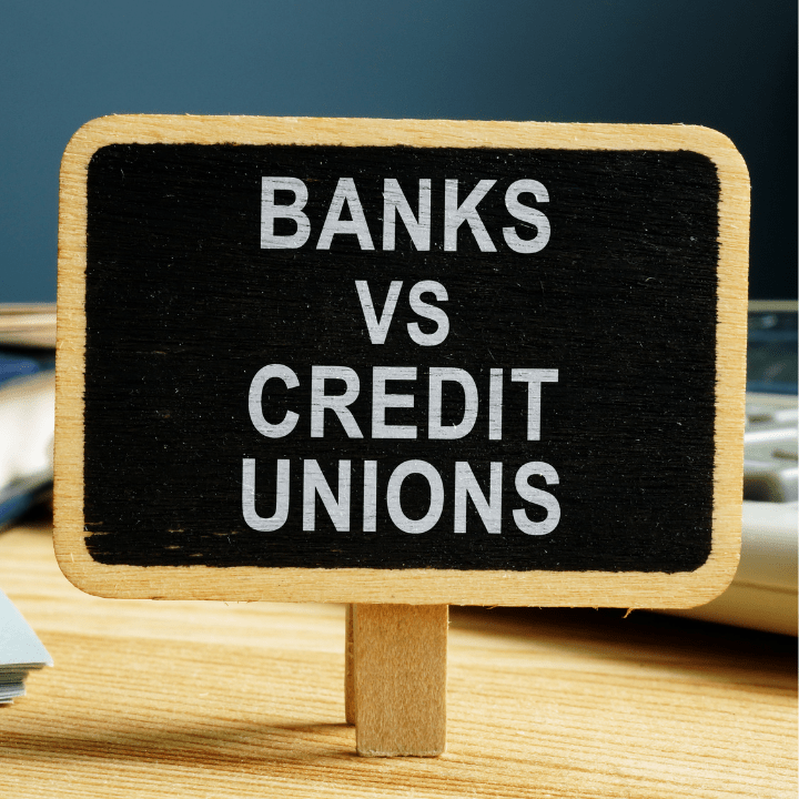 Banks vs credit unions savings accounts